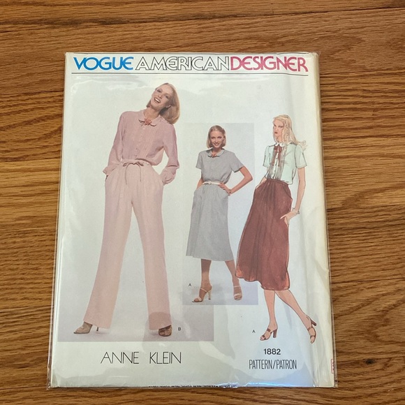 VTG Vogue American Designer Anne Klein UNCUT Pattern - Picture 11 of 11